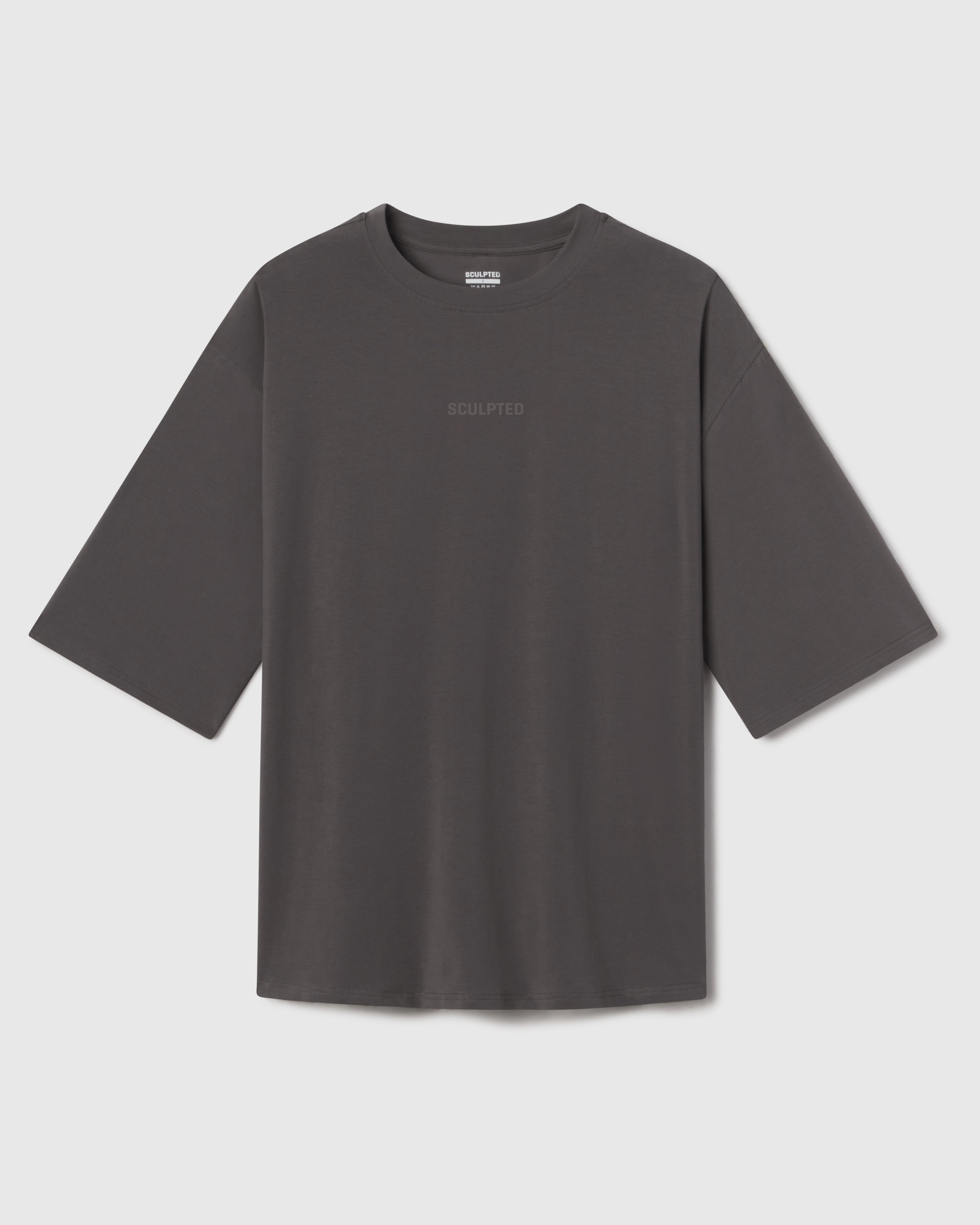 Megàlo 3/5 Sleeve Tee Gray – Sculpted1